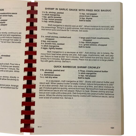 The Cajun Gourmet Afloat and On The Road Cookbook By Carlo DiNapoli 1991 Spiral - Picture 8 of 13